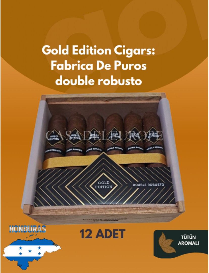 fabricadepuros gold edition 12 cigars
