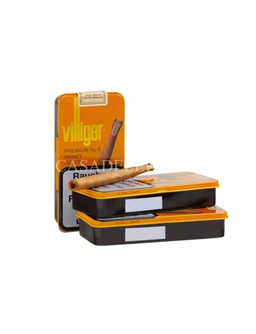 Villiger Premium No:6 Honey (50 Adet) ağızlıklı Ballı Puro